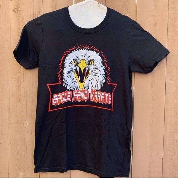 Men's Size S/M "Eagle Fang Karate" T-Shirt by LICENSED COBRA KAI shirt NEW / D67 - Picture 1 of 4